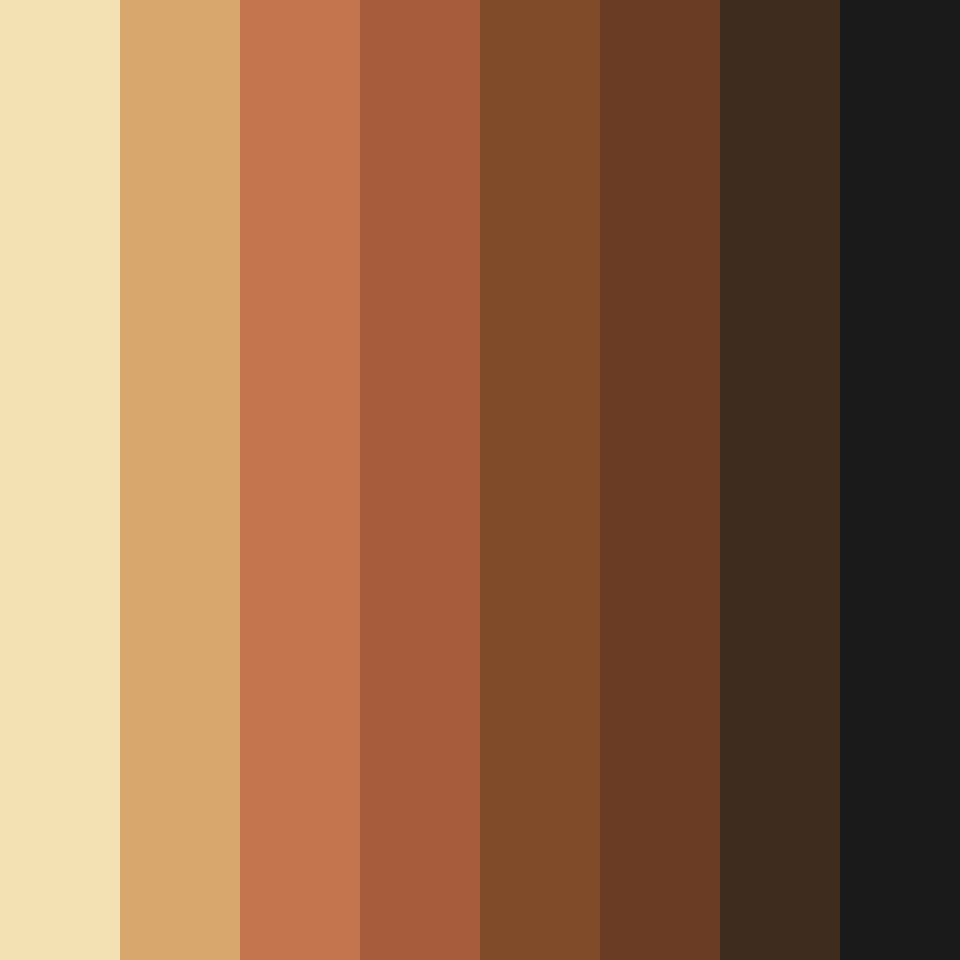 Download whispers of the woods color palette PNG image (square)