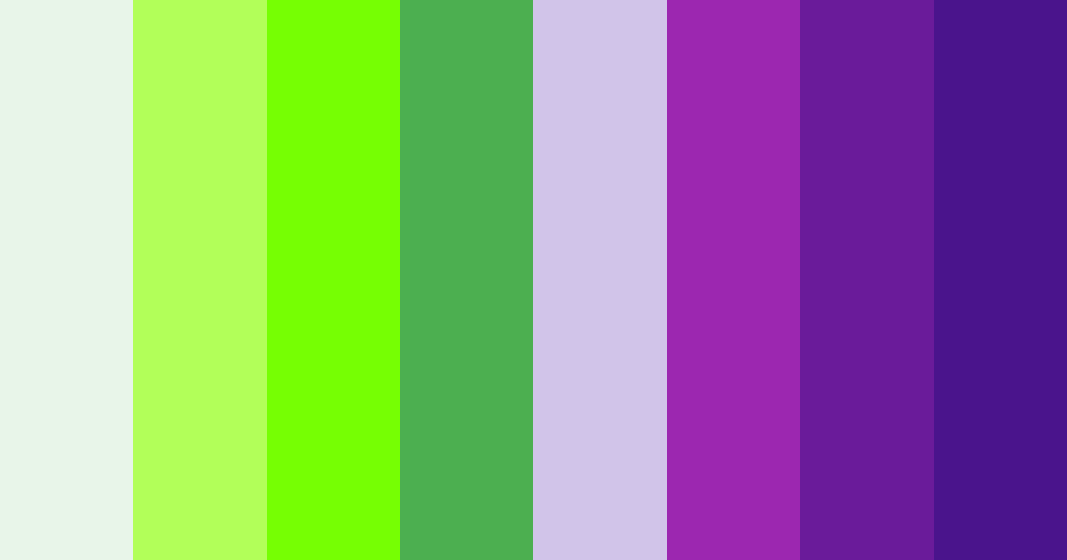 Download electric envy color palette PNG image (landscape)
