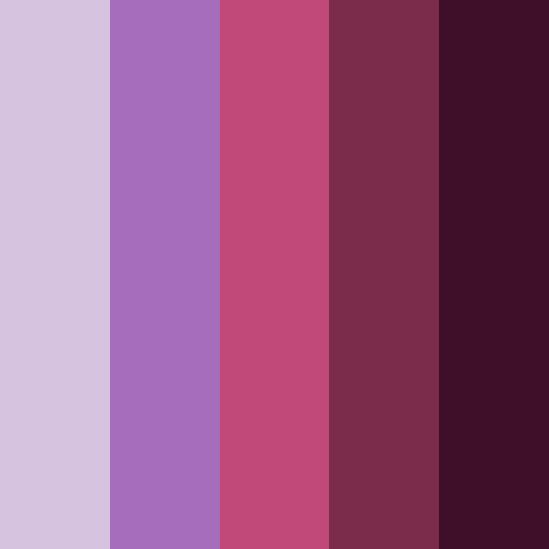 Download shades of magenta color palette PNG image (square)