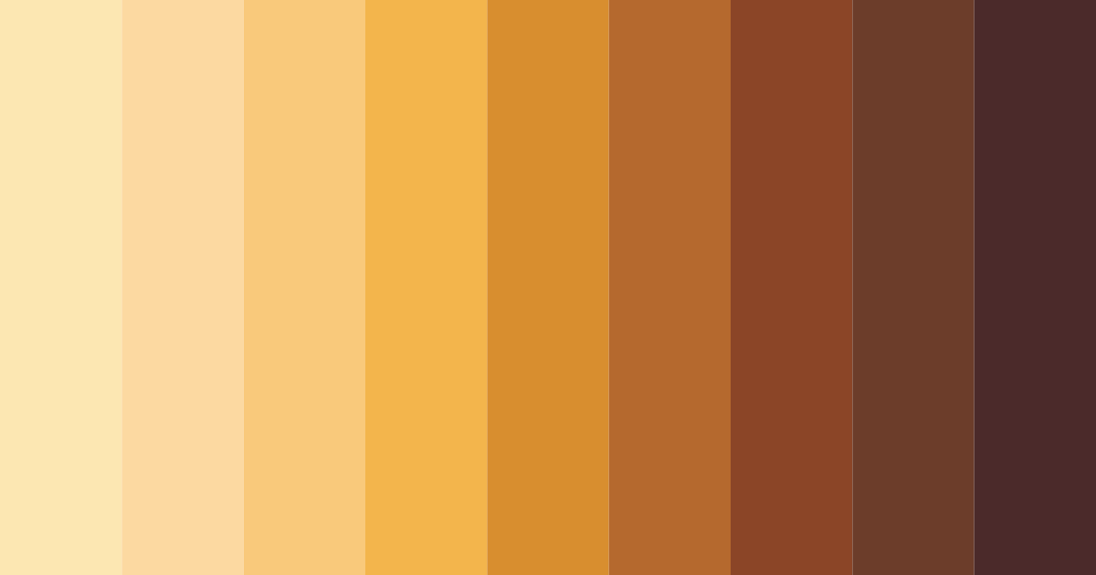Download amber sunset color palette PNG image (landscape)