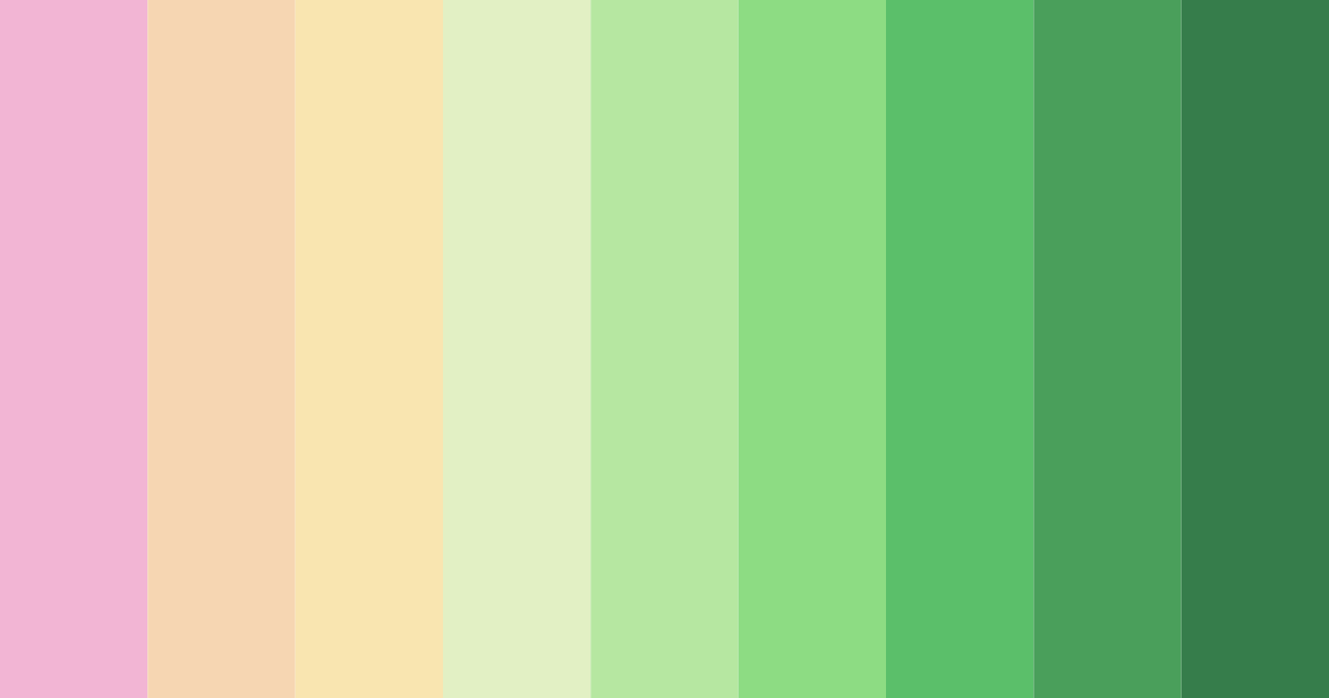 Download recess rainbow color palette PNG image (landscape)