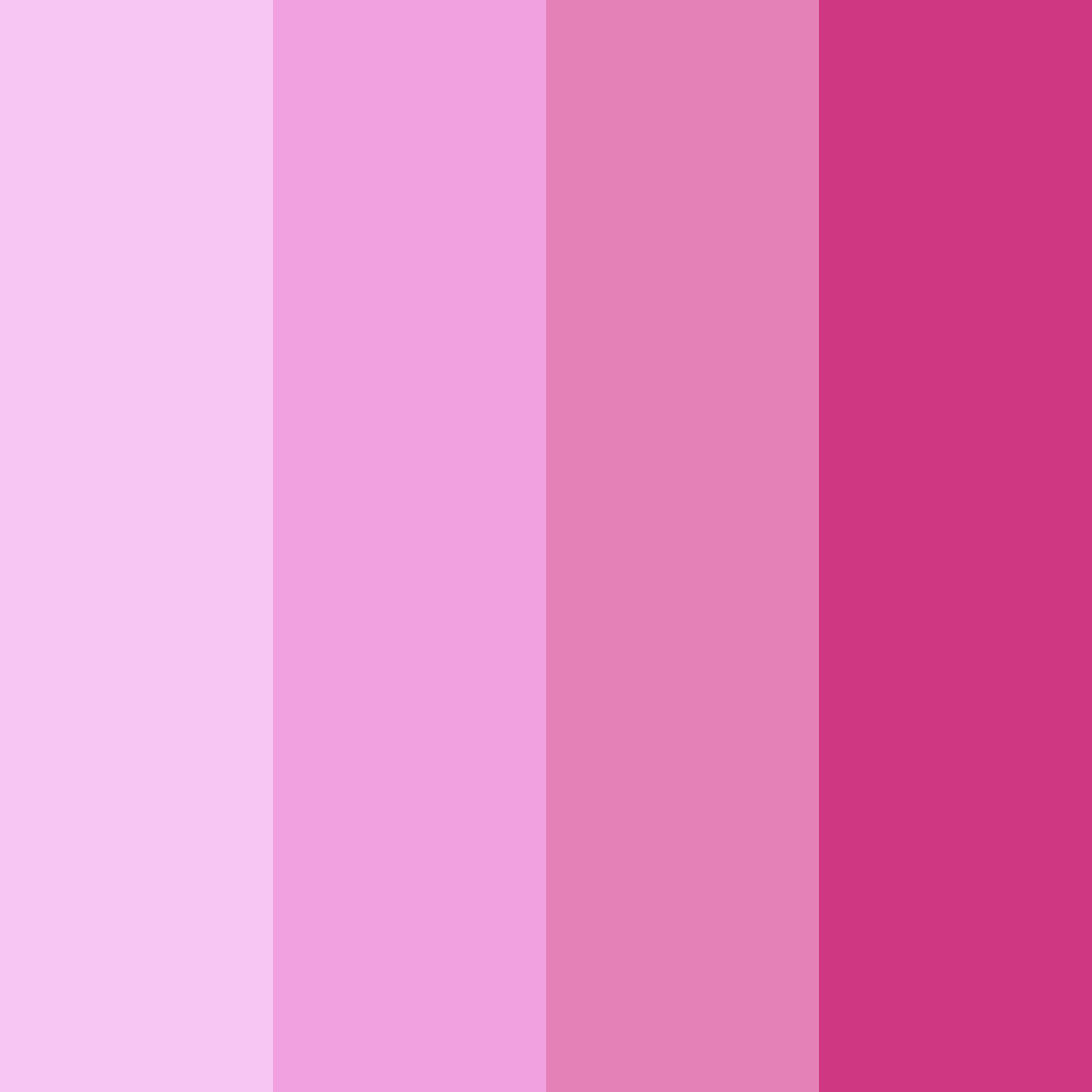 Download pink variety color palette PNG image (square)