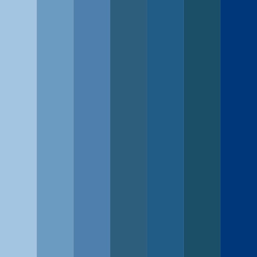 Download blue depths color palette PNG image (square)