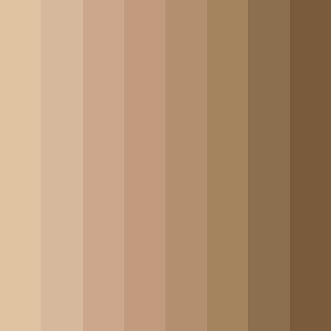 Download earthy embrace color palette PNG image (square)