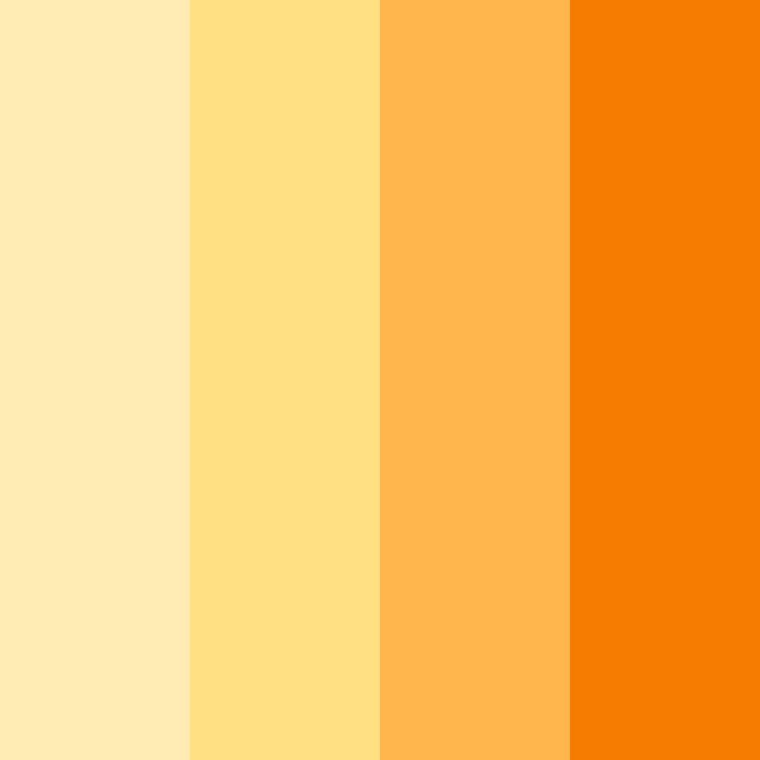 Download sunset breeze color palette PNG image (square)