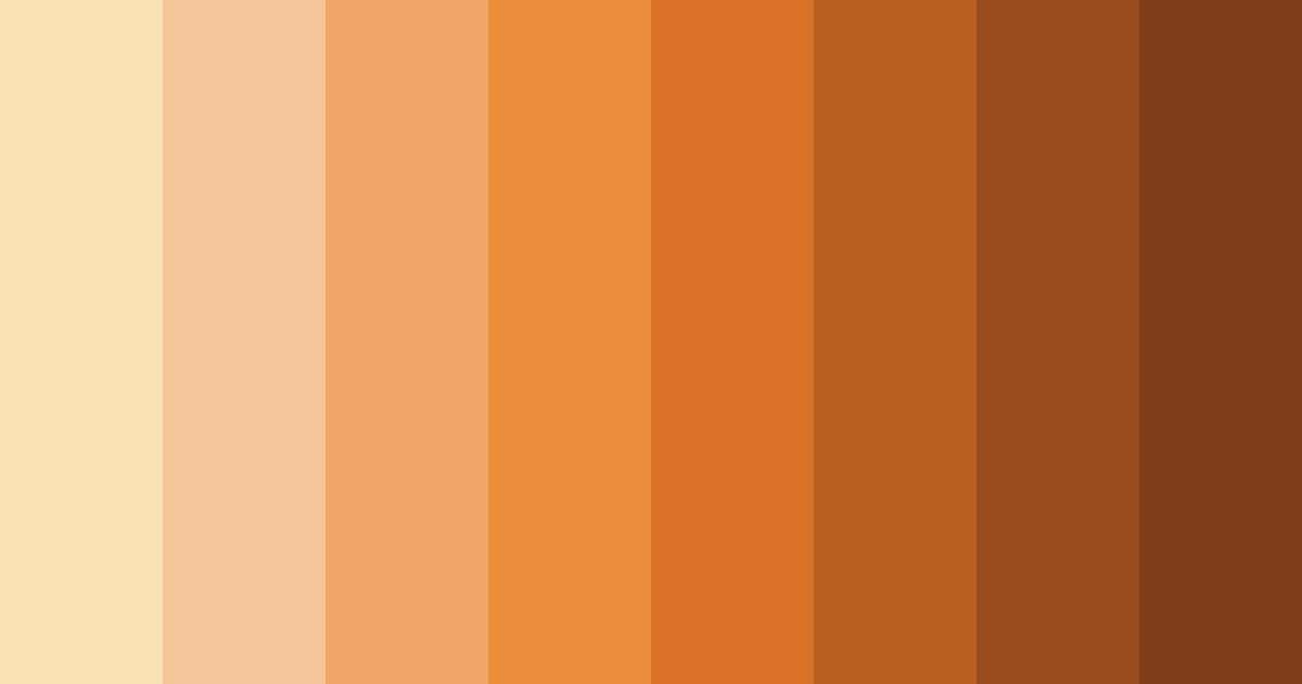 Download autumn harvest color palette PNG image (landscape)