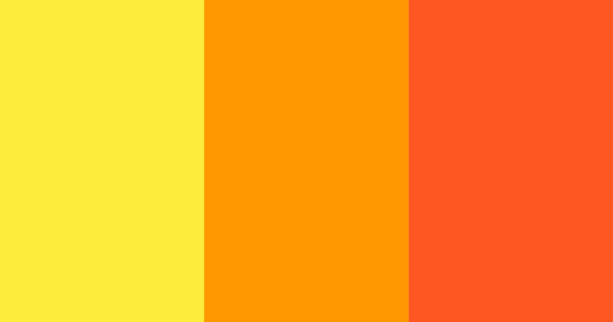 Download warm yellow orange color palette PNG image (landscape)