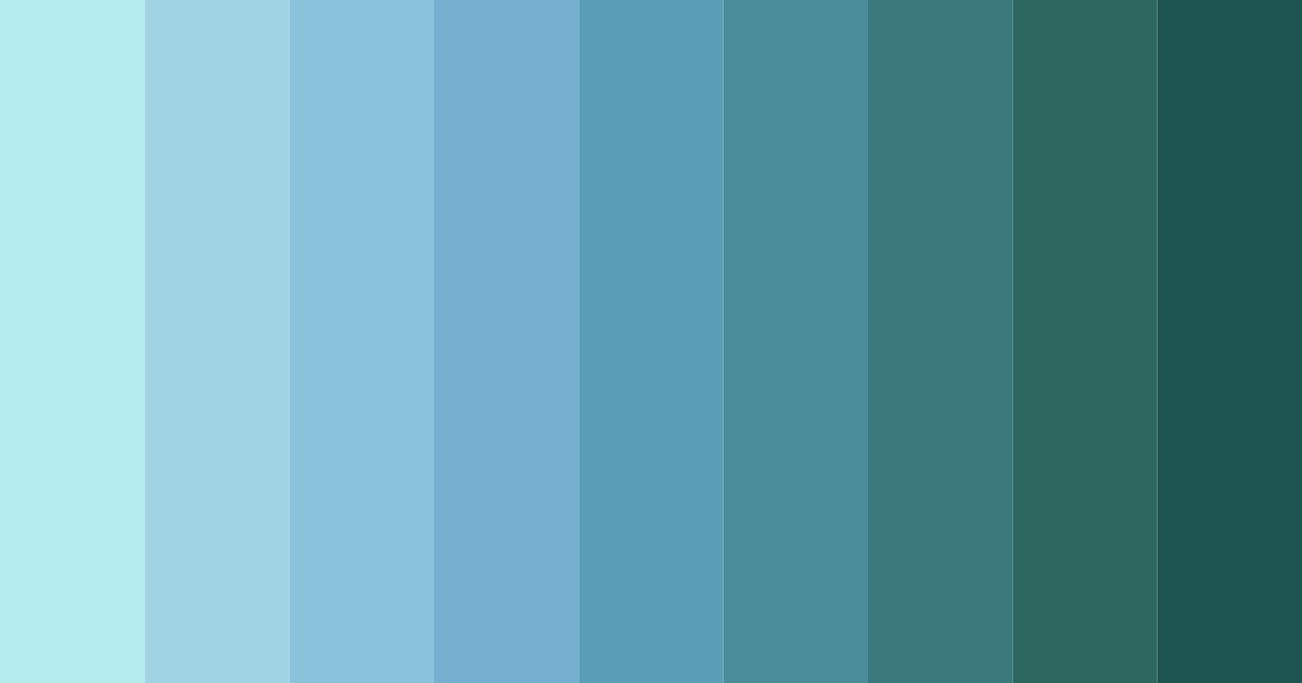 Download ocean breeze harmony color palette PNG image (landscape)