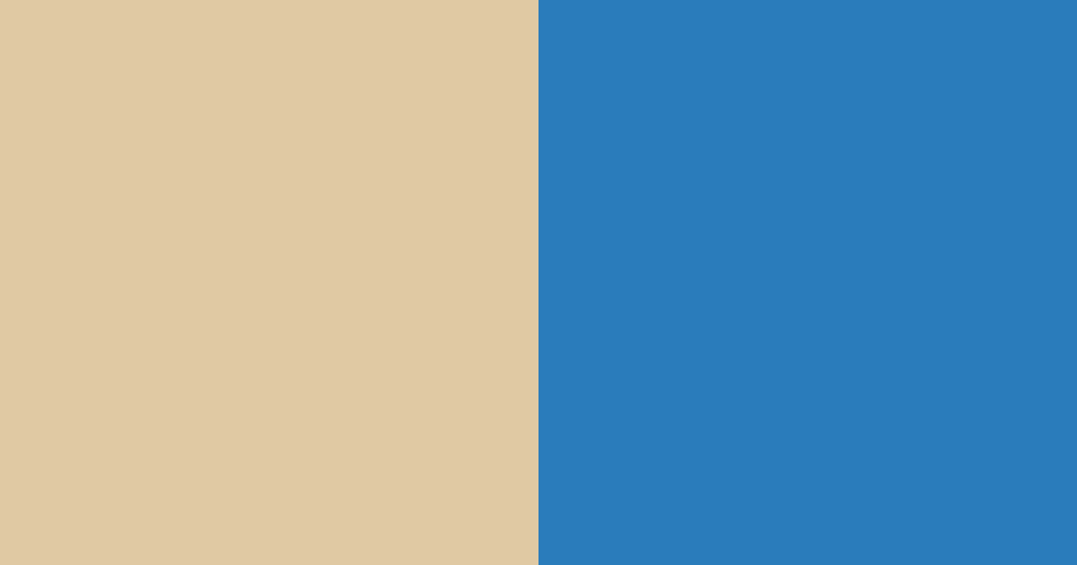 Download blue beige color palette PNG image (landscape)