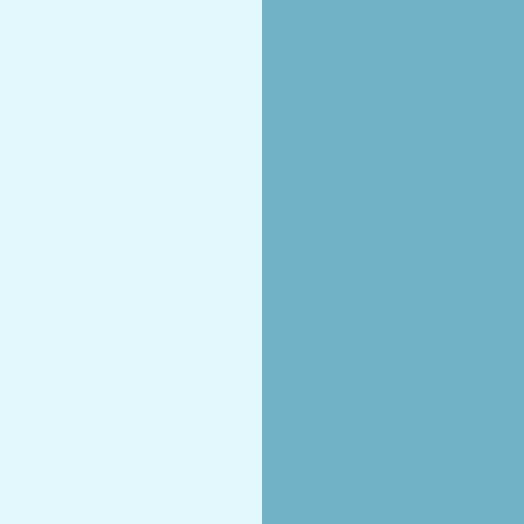Download serene waterscape color palette PNG image (square)