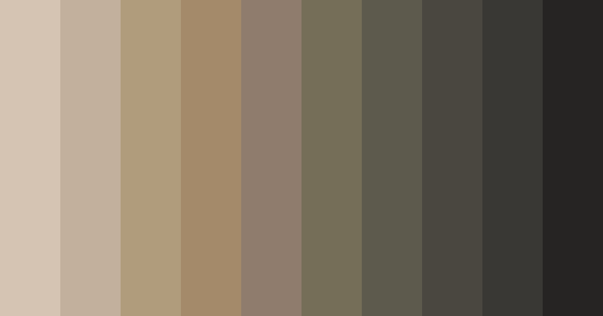 Download earthy whisper color palette PNG image (landscape)