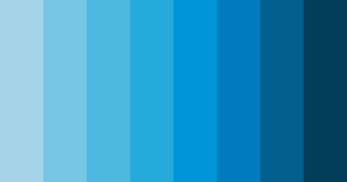 Download oceanic breeze color palette PNG image (landscape)