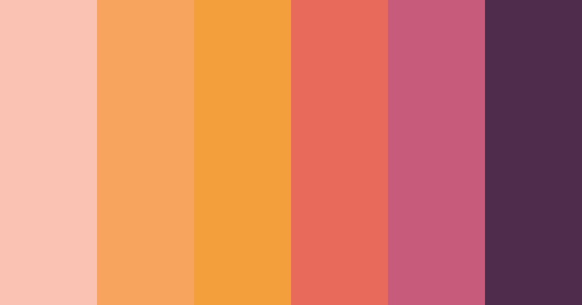 Download twilight blossoms color palette PNG image (landscape)