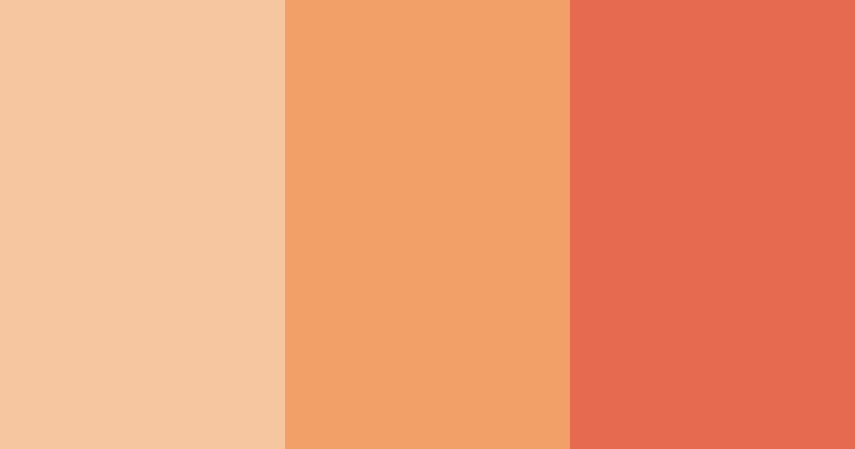 Download light orange color palette PNG image (landscape)