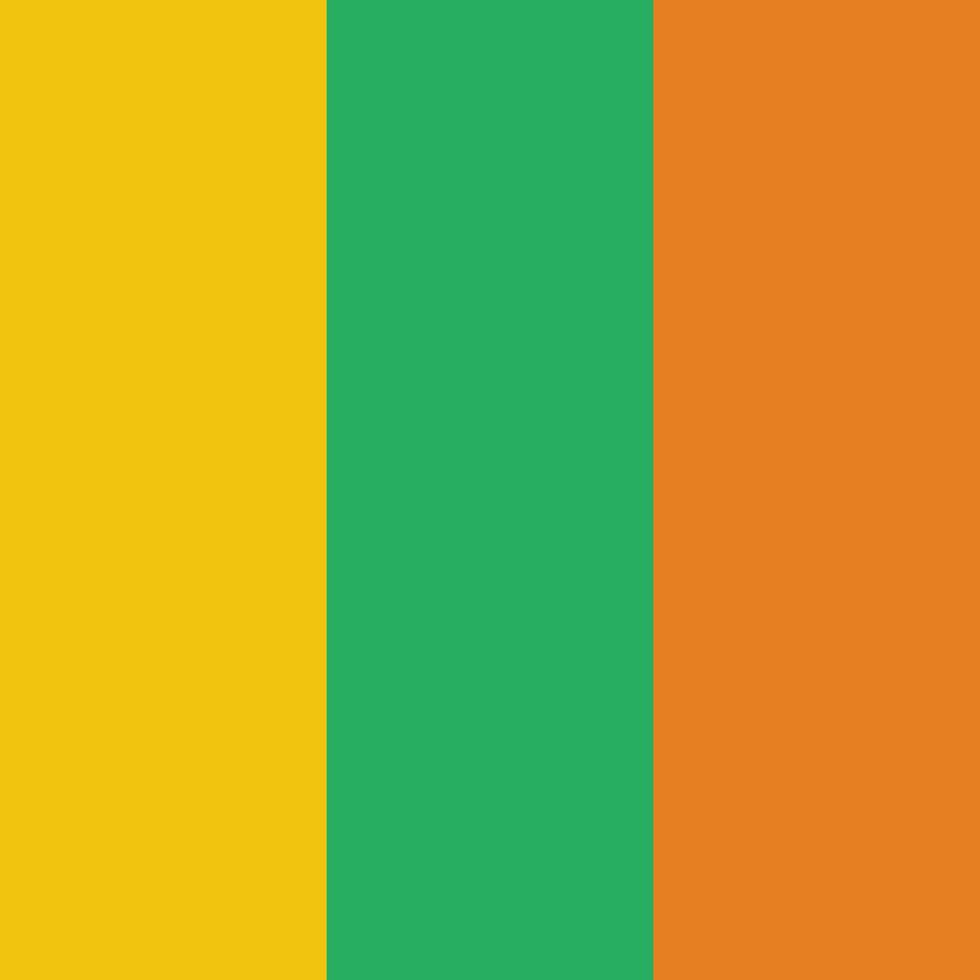 Download golden grass color palette PNG image (square)