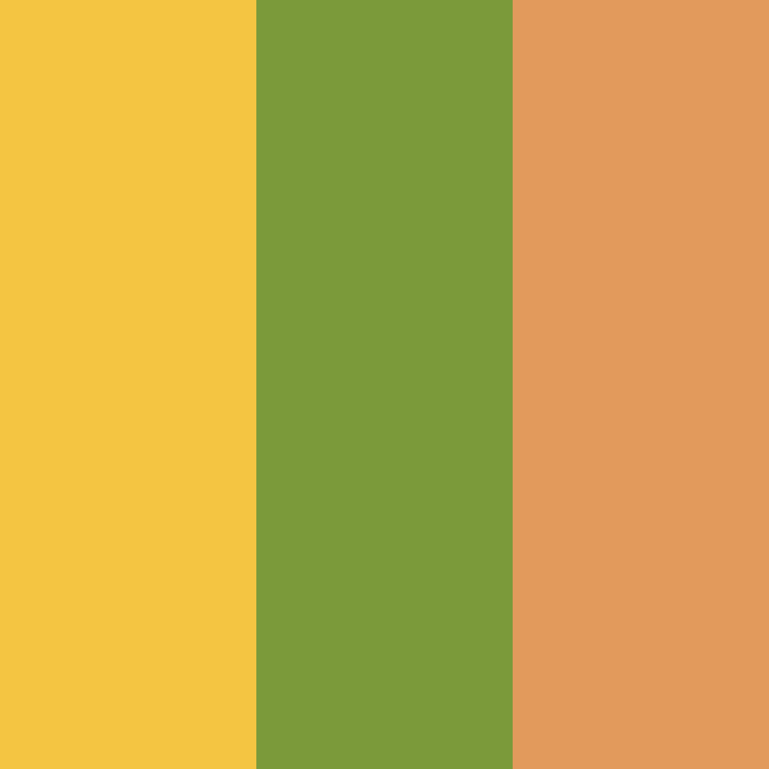 Download golden meadow bliss color palette PNG image (square)