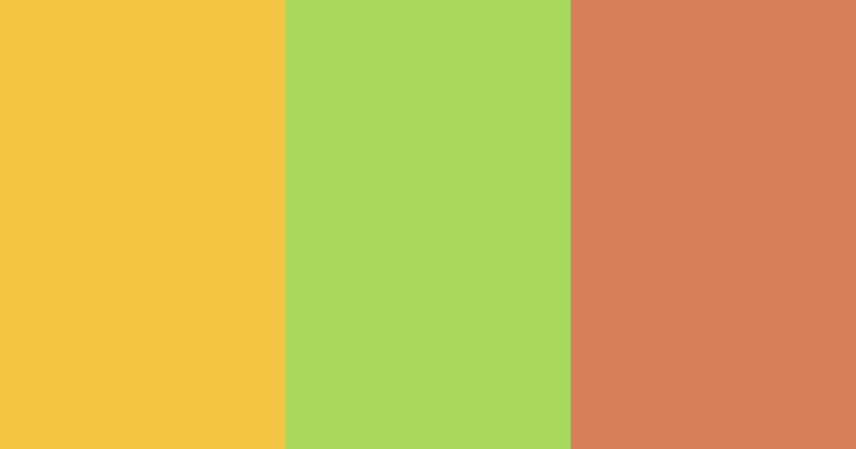 Download golden peach greens color palette PNG image (landscape)
