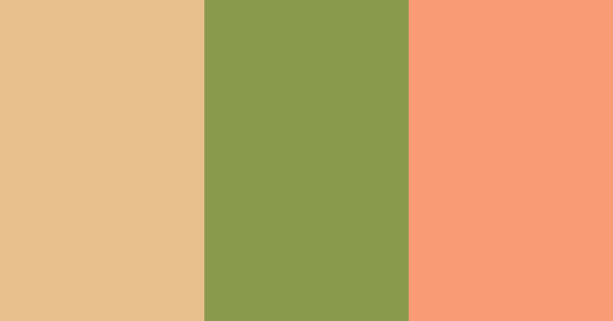 Download golden meadow bliss color palette PNG image (landscape)