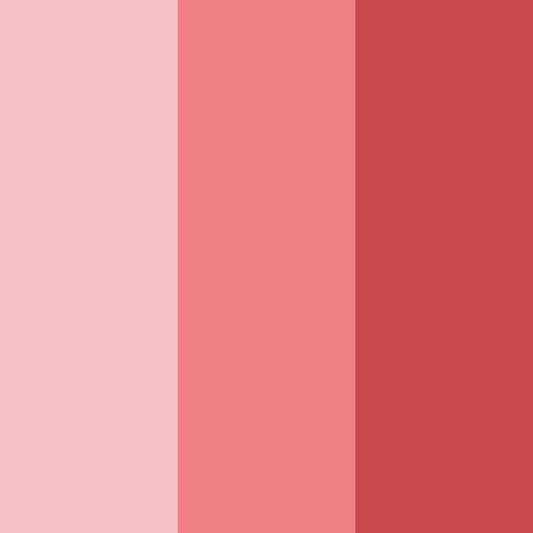 Download pink shades color palette PNG image (square)