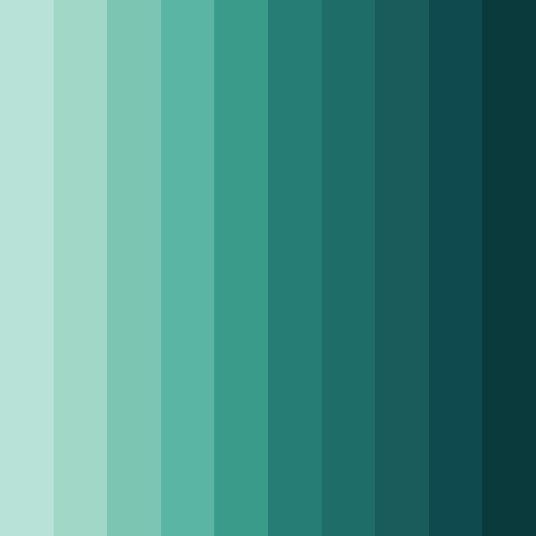 Download teal citrus color palette PNG image (square)