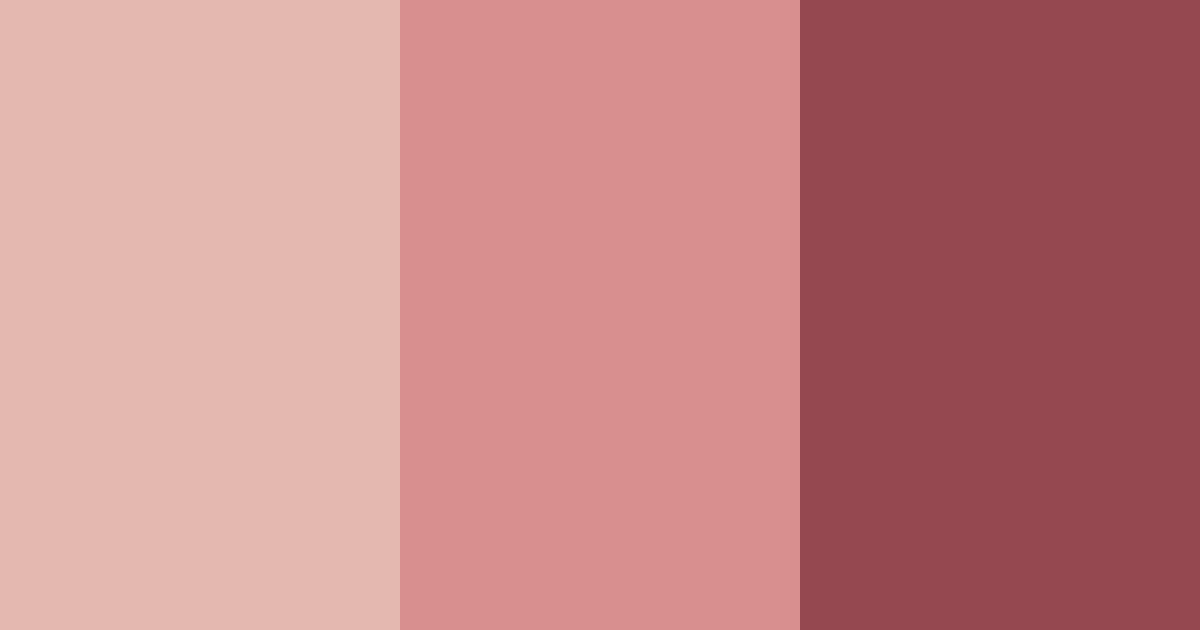 Download rosewood reverie color palette PNG image (landscape)