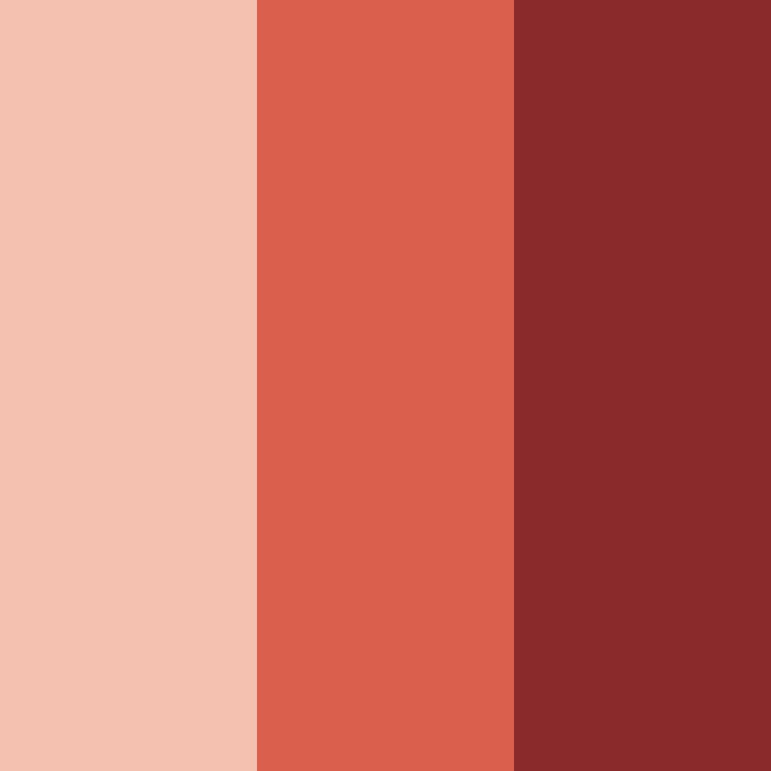 Download red desert color palette PNG image (square)