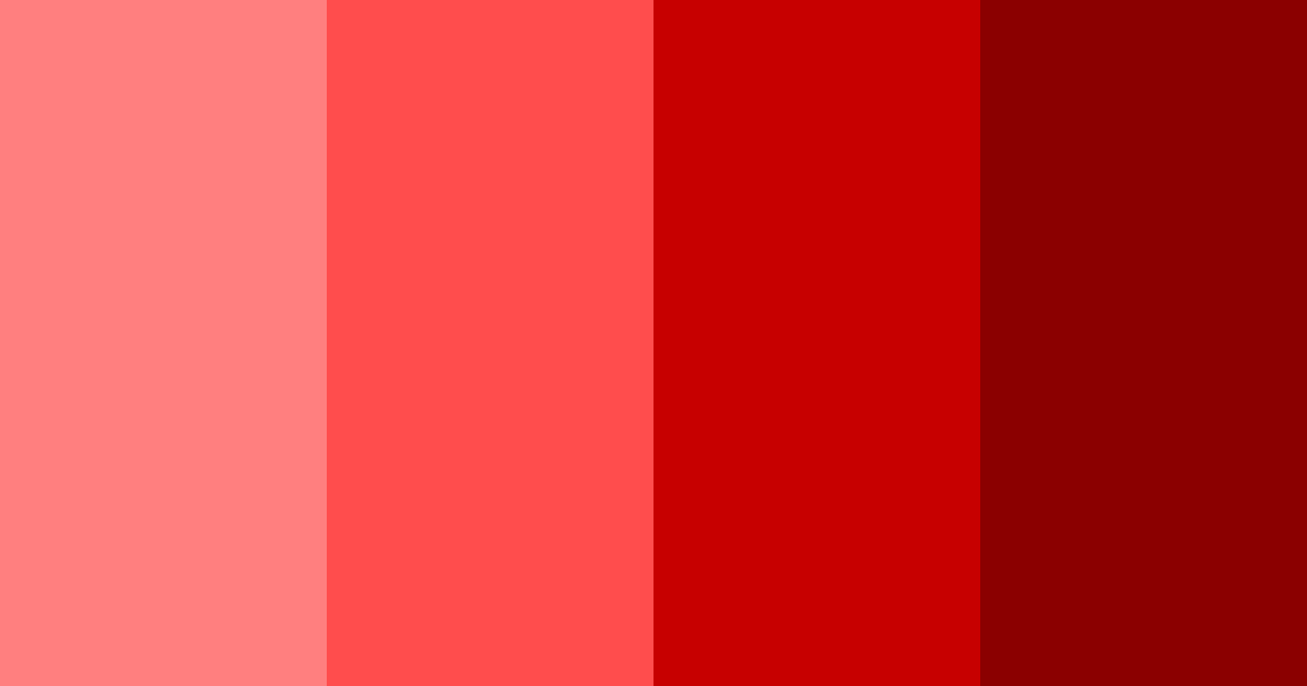 Download crimson symphony color palette PNG image (landscape)