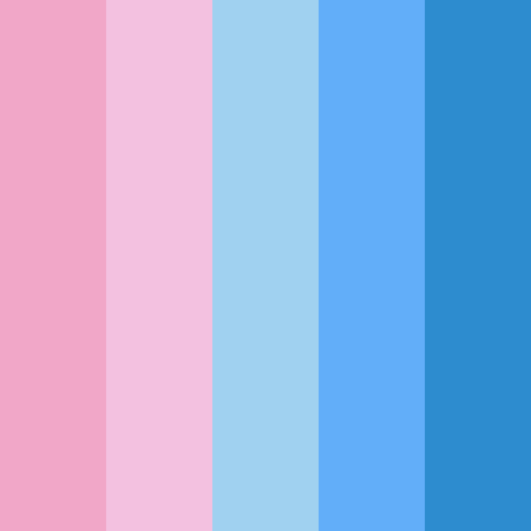 Download cotton candy skies color palette PNG image (square)