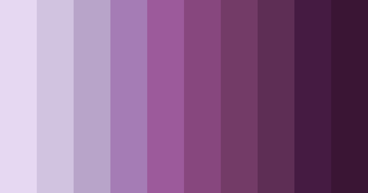 Download amethyst shades color palette PNG image (landscape)