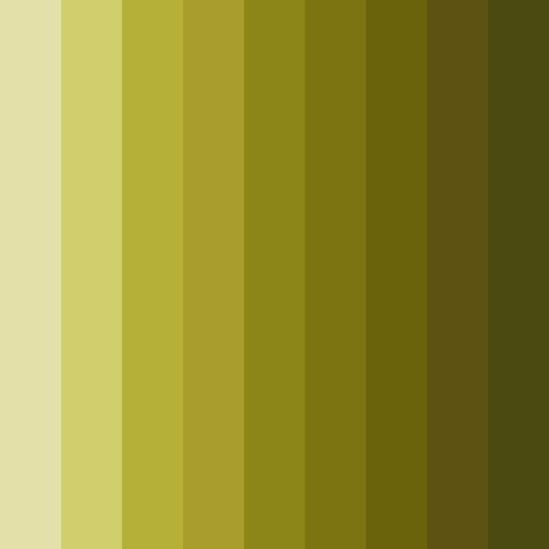 Download mossy enchantment color palette PNG image (square)