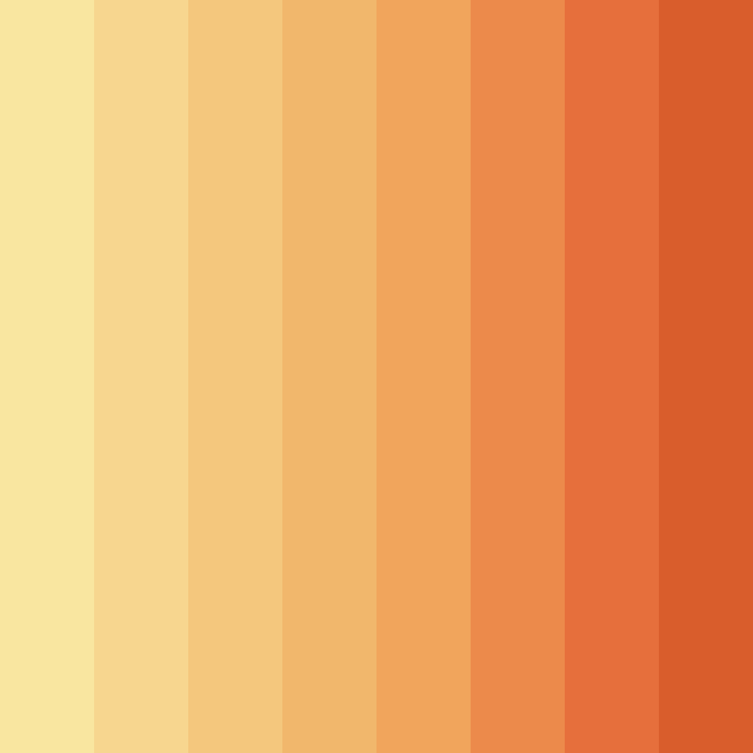 Download golden harvest hues color palette PNG image (square)