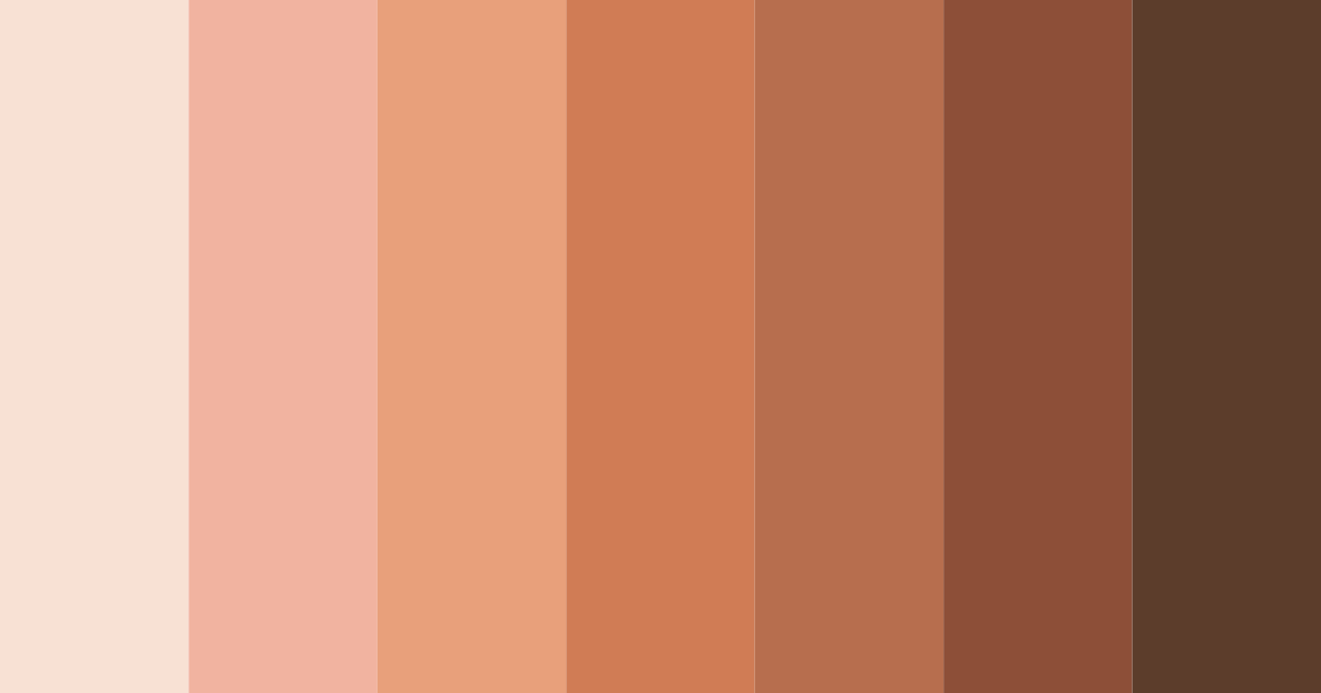 Download chocolate dreams color palette PNG image (landscape)
