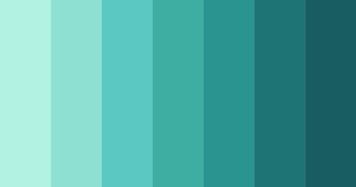 Download tropical oasis color palette PNG image (landscape)