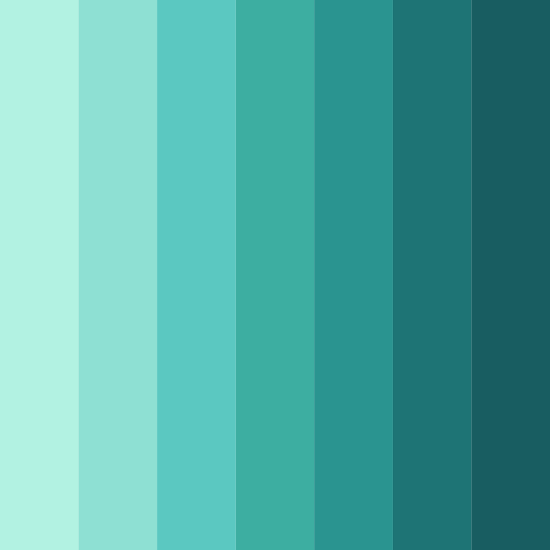 Download tropical oasis color palette PNG image (square)