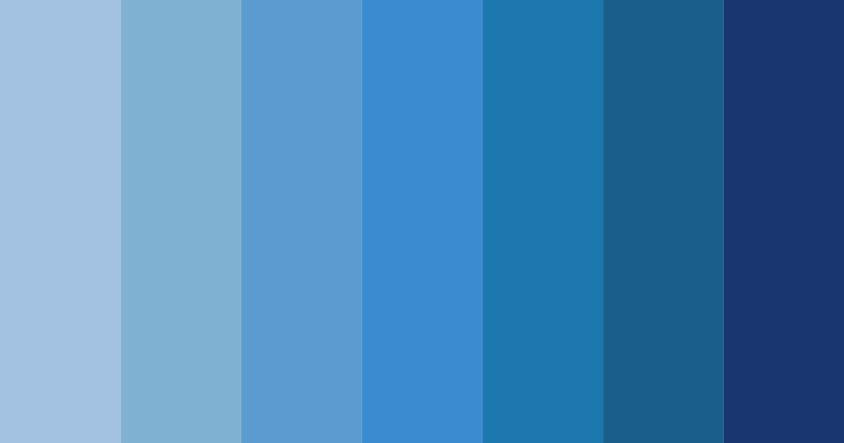 Download deep blue serenity color palette PNG image (landscape)