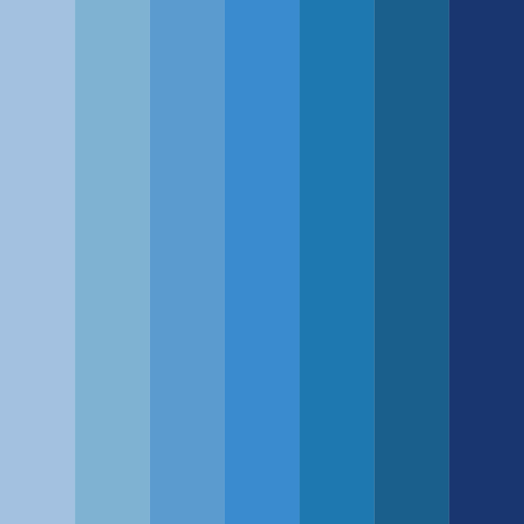 Download deep blue serenity color palette PNG image (square)