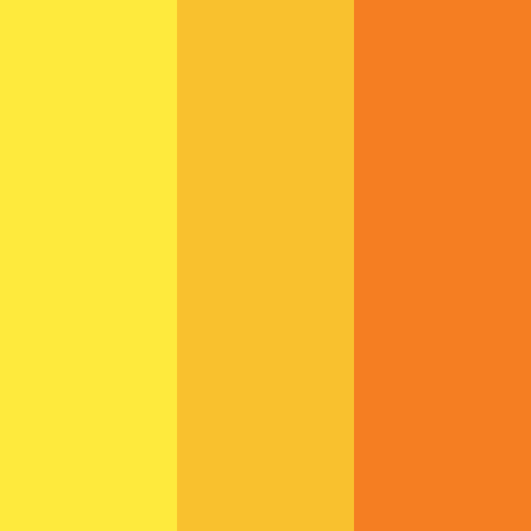 Download sunny citrus burst color palette PNG image (square)