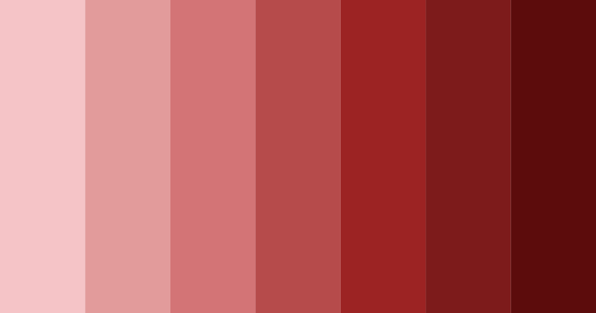 Download muted red shades color palette PNG image (landscape)