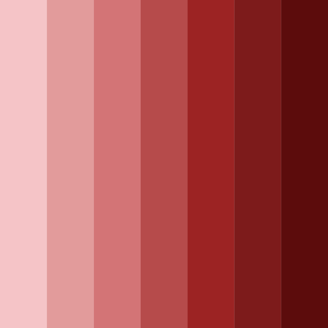 Download muted red shades color palette PNG image (square)