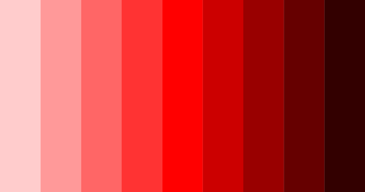 Download vibrant red color palette PNG image (landscape)