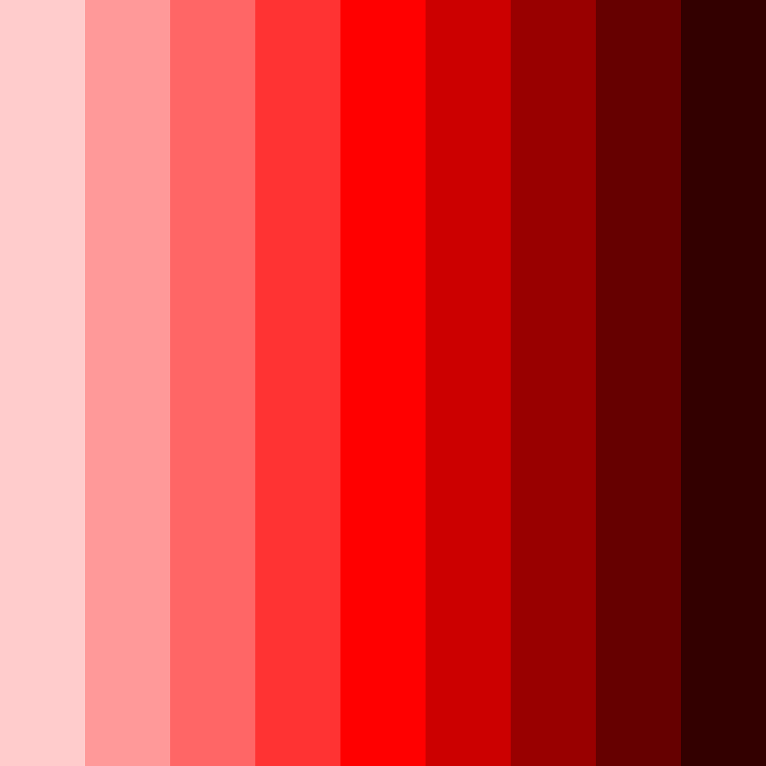 Download vibrant red color palette PNG image (square)