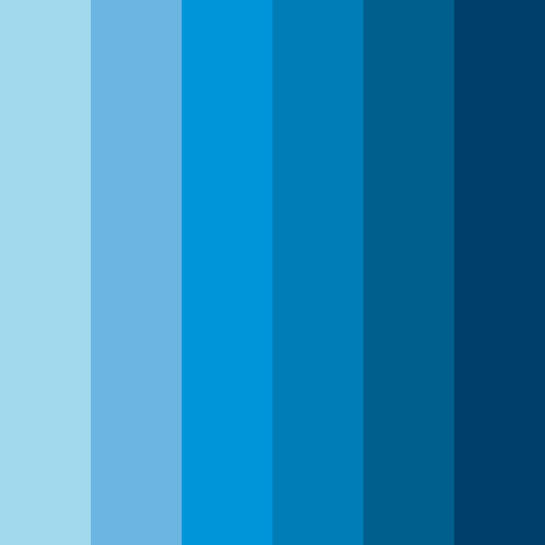 Download oceanic serenity color palette PNG image (square)