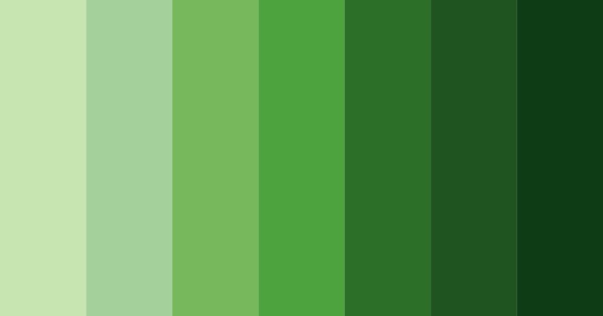 Download forest symphony color palette PNG image (landscape)