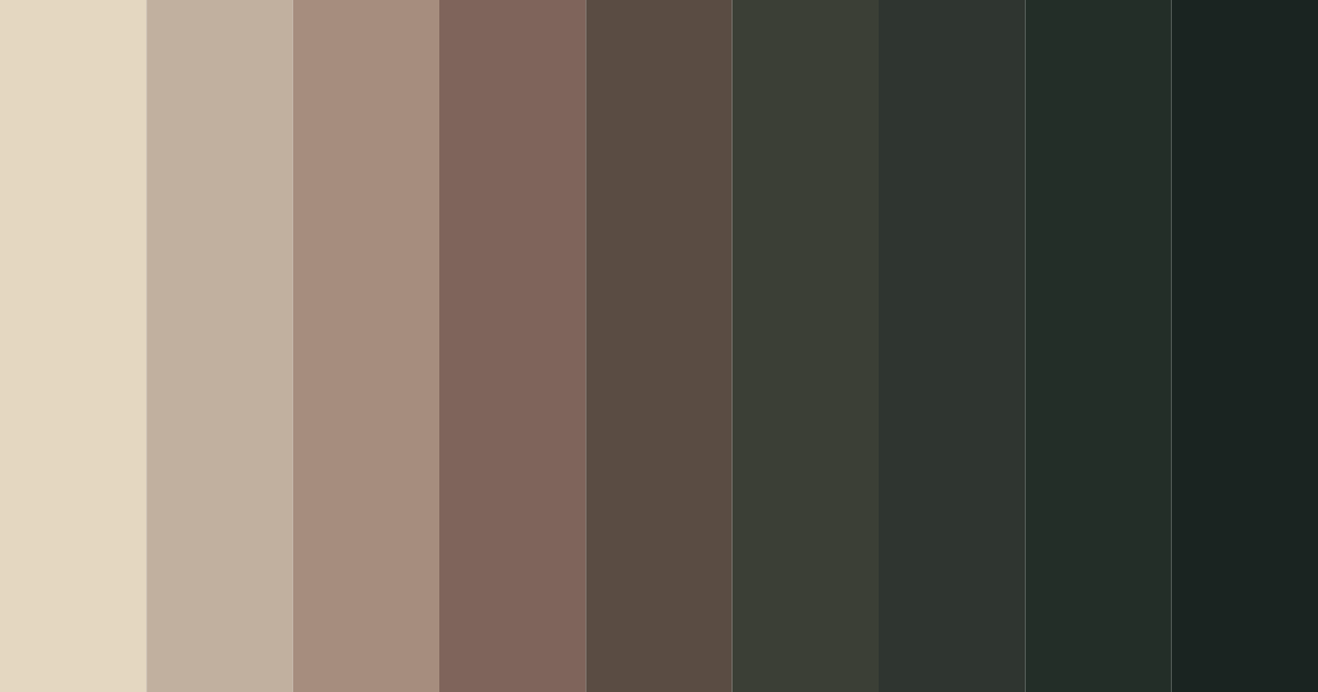 Download earthen embrace color palette PNG image (landscape)