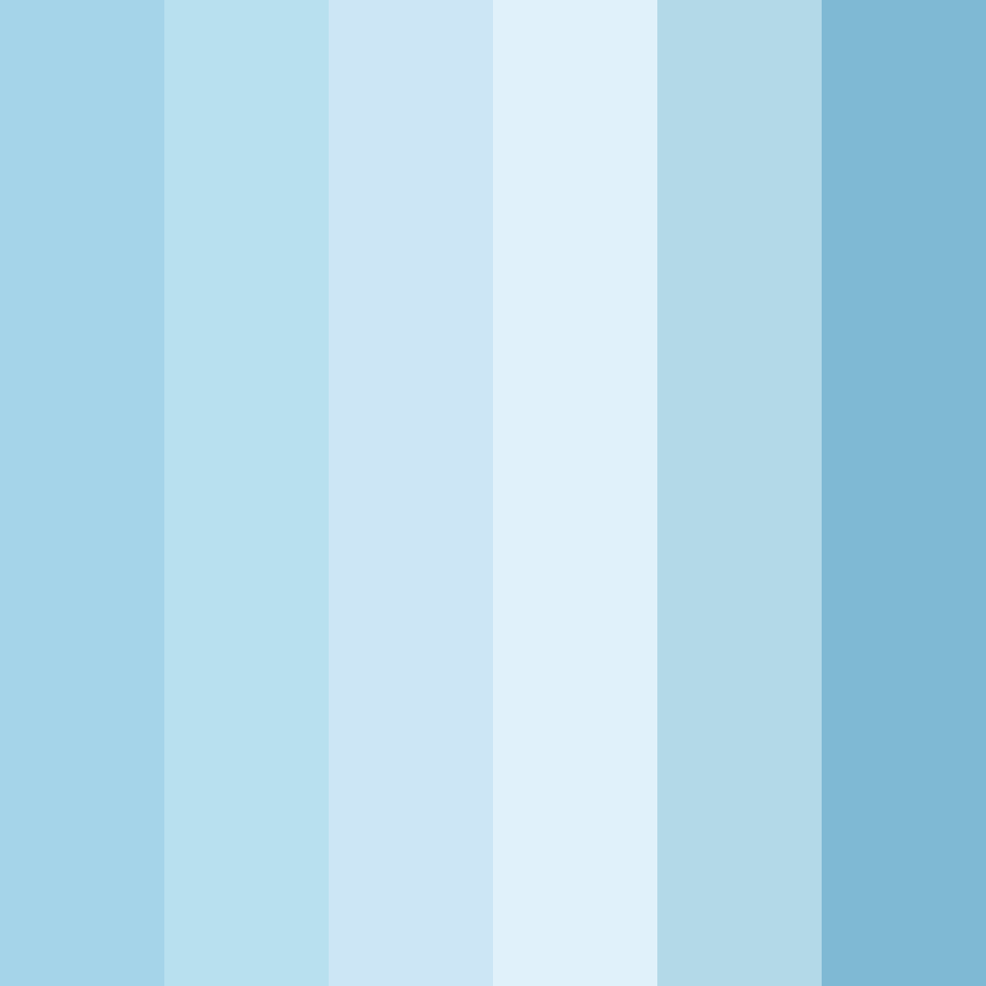 Download serene sky hues color palette PNG image (square)