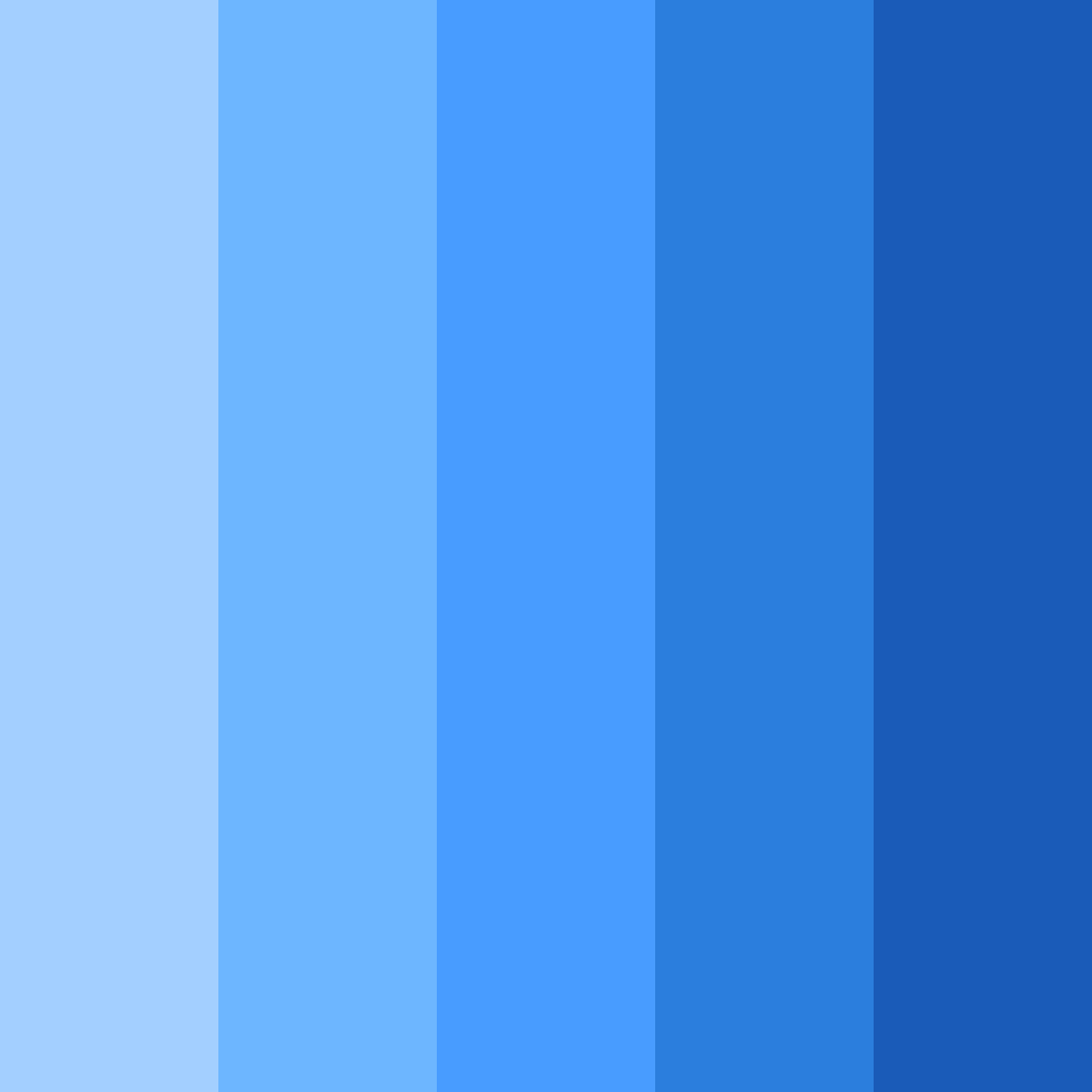 Download azure dreams color palette PNG image (square)