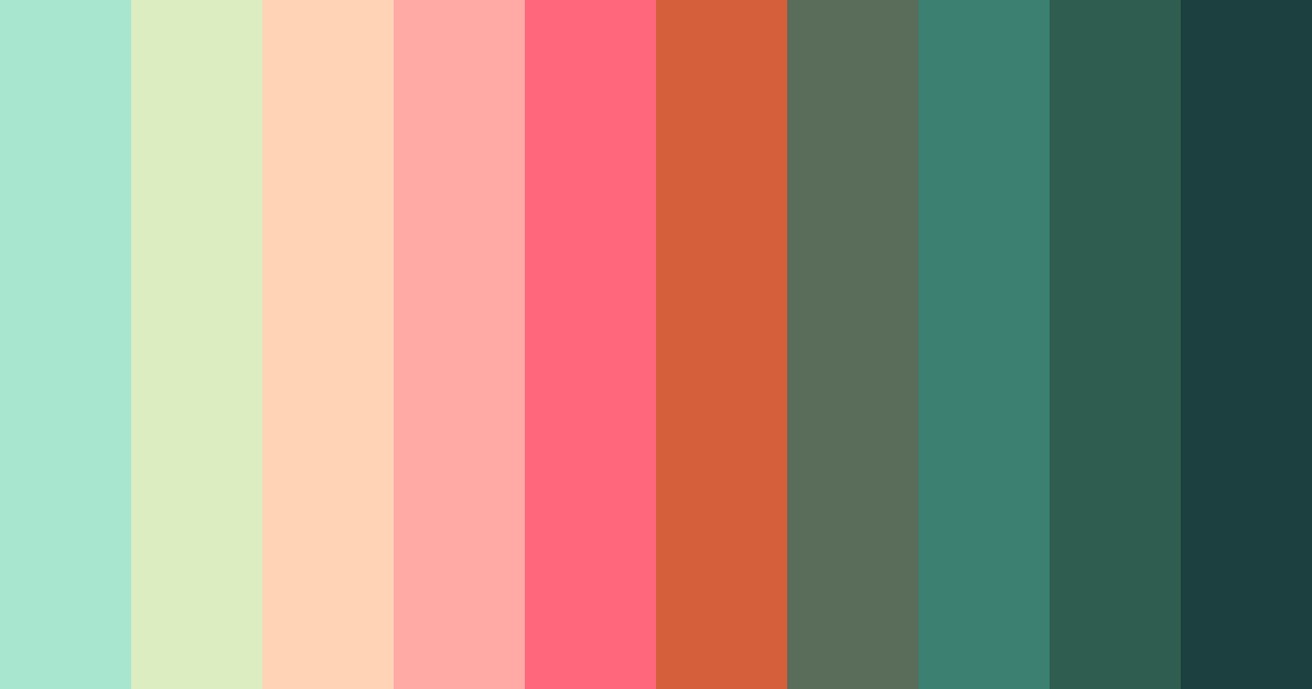Download emerald canopy color palette PNG image (landscape)