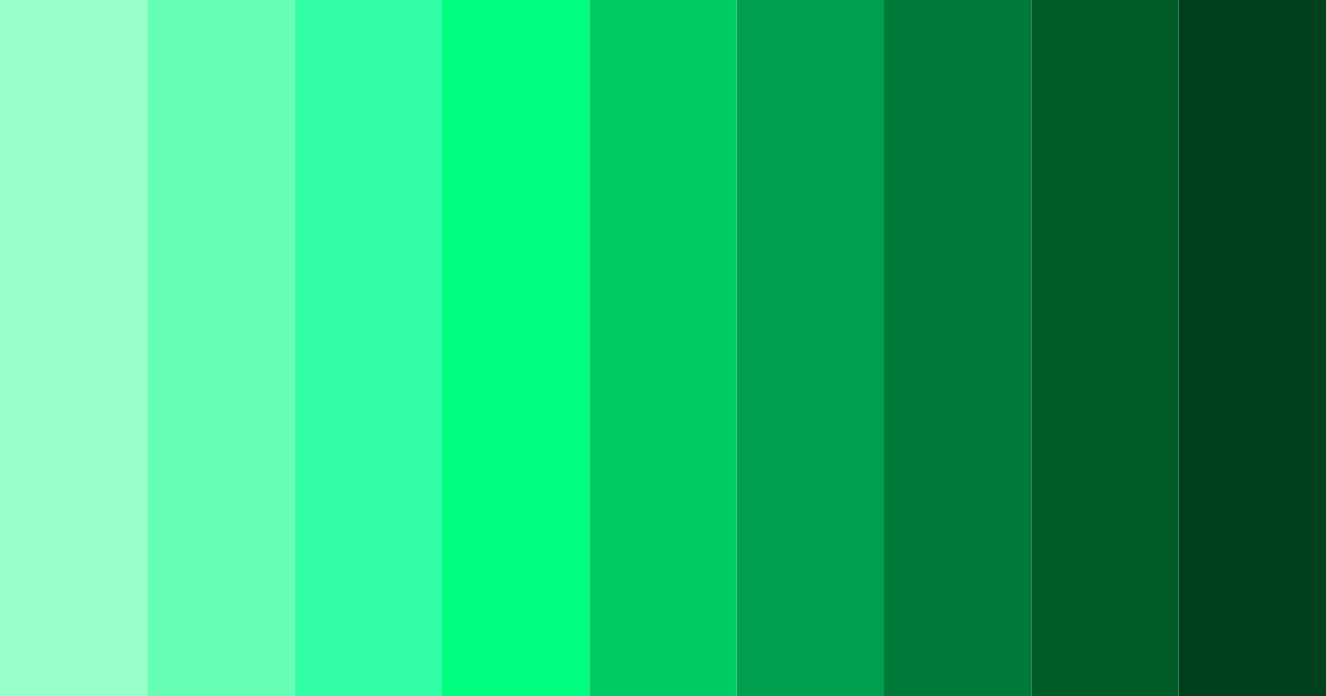 Download tropical oasis color palette PNG image (landscape)