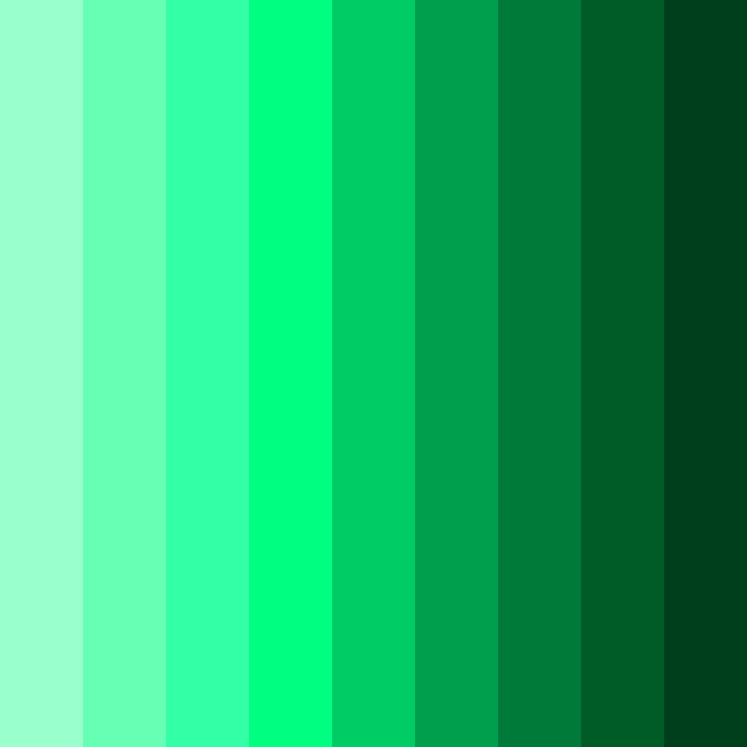 Download tropical oasis color palette PNG image (square)