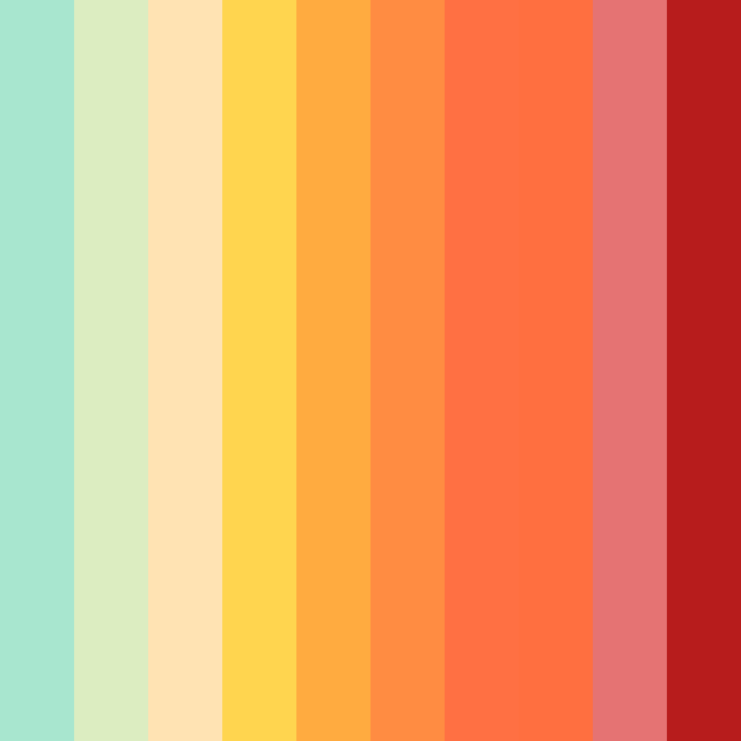 Download bright greens color palette PNG image (square)